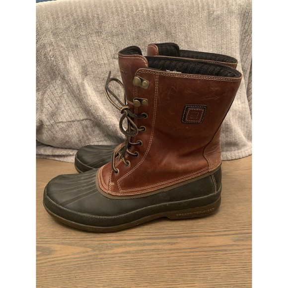 Sperry Top Sider Men’s 11 Brown Leather Waterproof Duck Boot main image 14